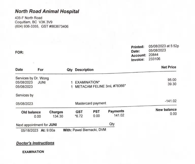 north_road_vet_receipt