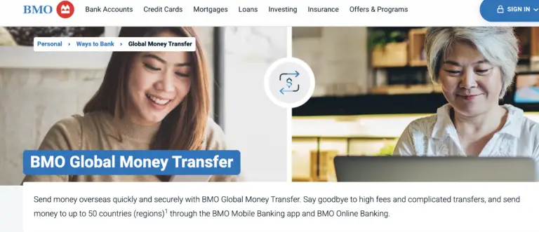 BMO_Global_money_transfer_國際轉帳