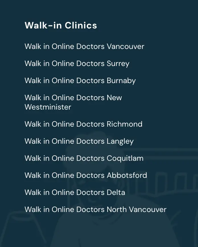 online walk in clinic