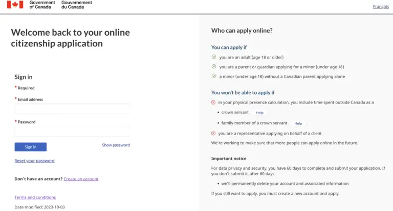 線上申請加拿大公民