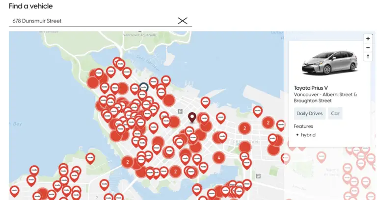 【加拿大交通】溫哥華兩大Car Share共享租車使用經驗分享｜EVO v.s Modo哪個比較好？